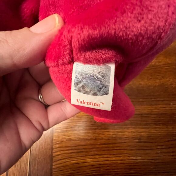 Ty Beanie Baby Bear Valentina Rare & Retired - Picture 2 of 2